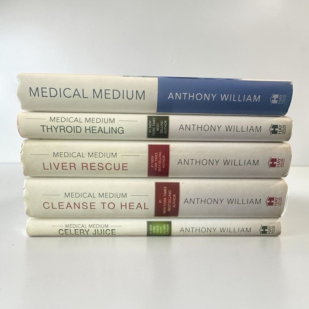 Lot Of 5 Medical Medium Hardcover Books  By Anthony William